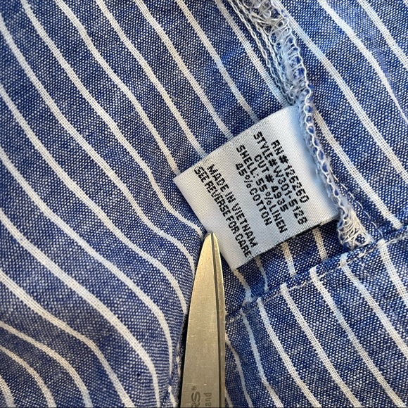 NWT One Shoulder Striped Dress - Picture 9 of 10